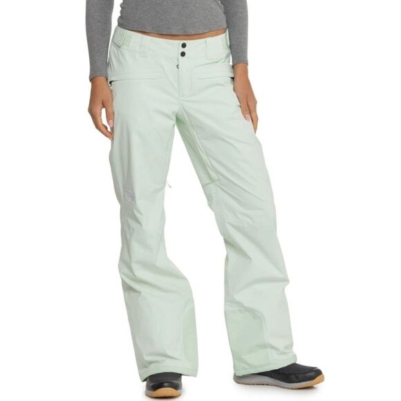 THE NORTH FACE Freedom Stretch Snow Ski Pants Size L Pale Green NEW $200 - Picture 5 of 11